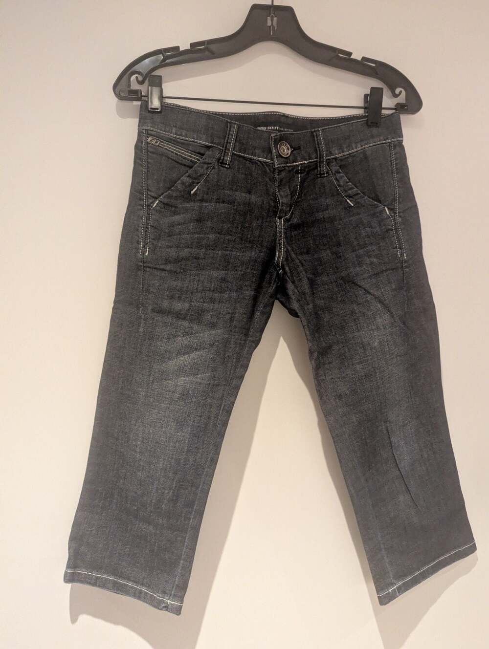 Miss Sixty Dark Wash Denim Capri Jeans Size 25